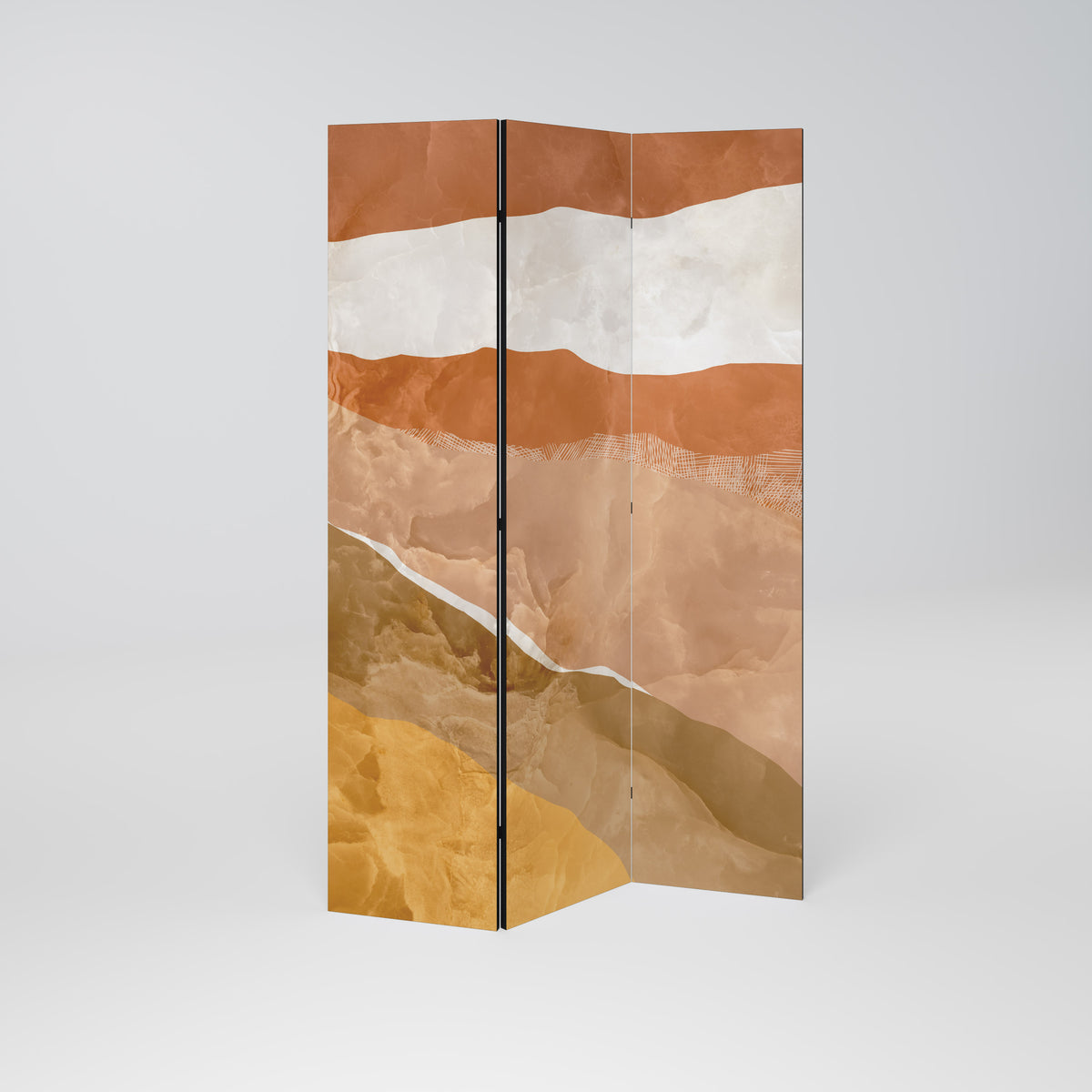 SANDHILLS SPLENDOUR Decorative 3-Panel Room Divider