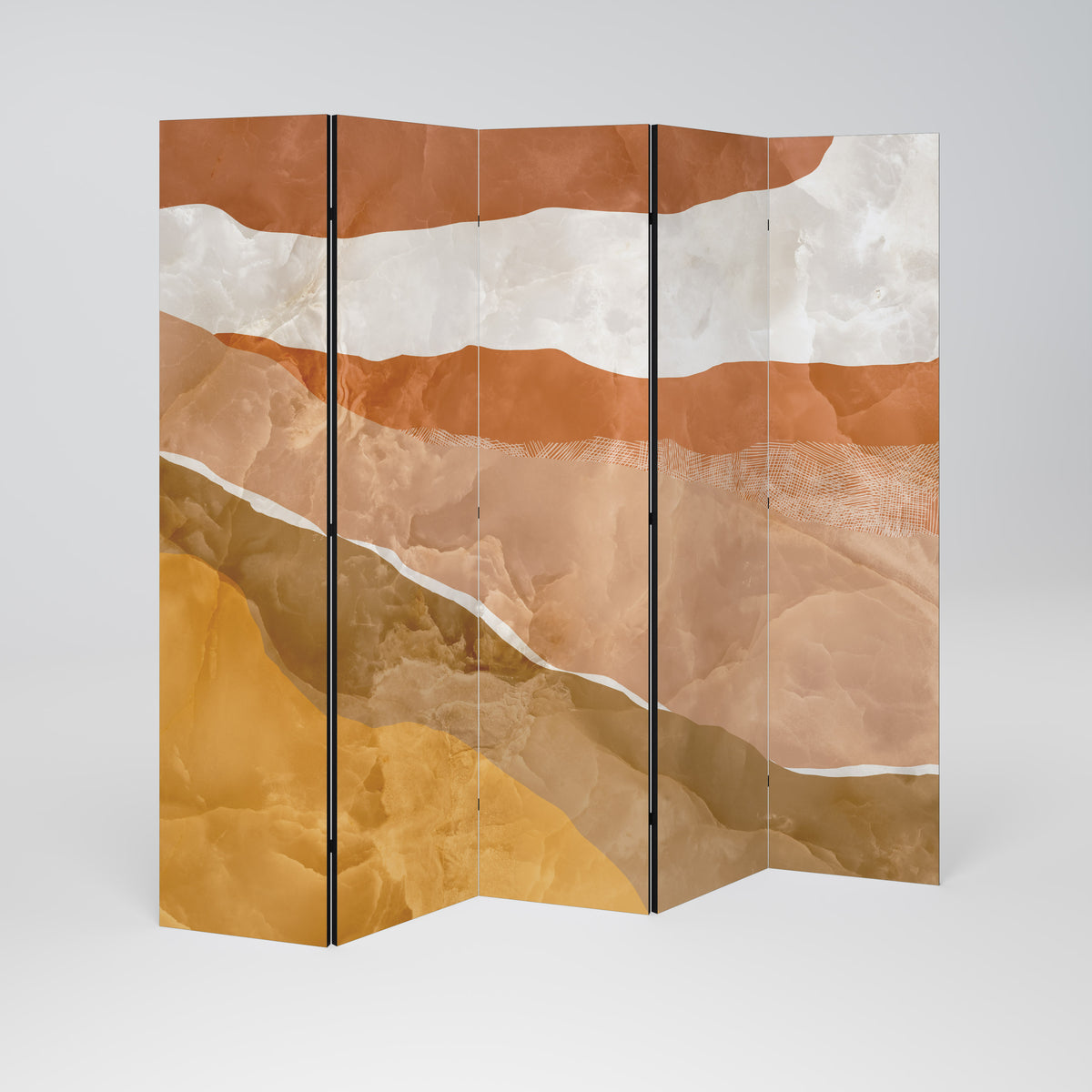 SANDHILLS SPLENDOUR Paravento Decorativo a 5 Pannelli