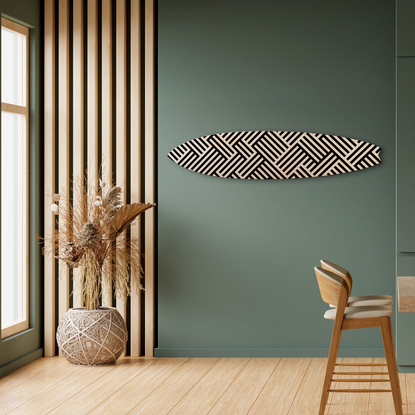 TEMPORARY SEQUENCE Surfboard Decorative Panel