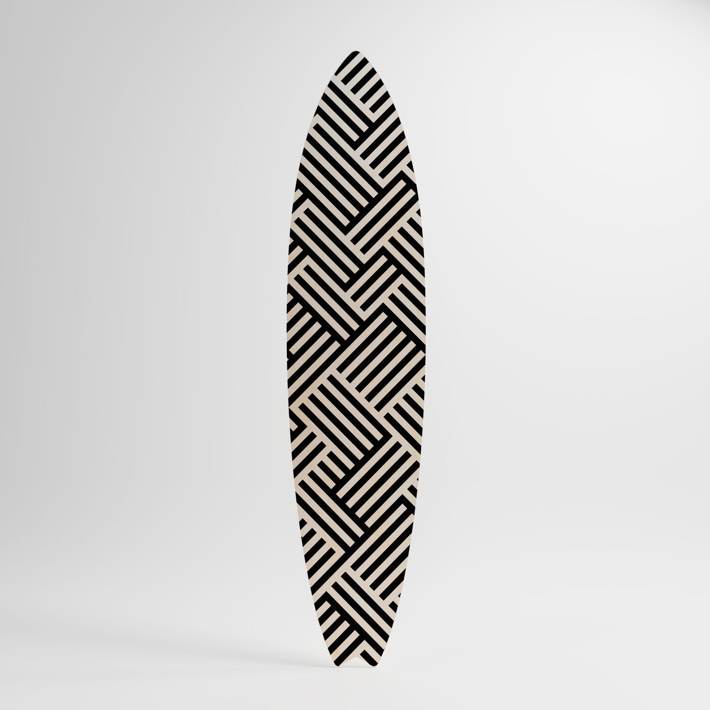 TEMPORARY SEQUENCE Decorative Plywood Surfboard