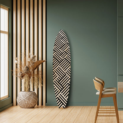 TEMPORARY SEQUENCE Decorative Plywood Surfboard