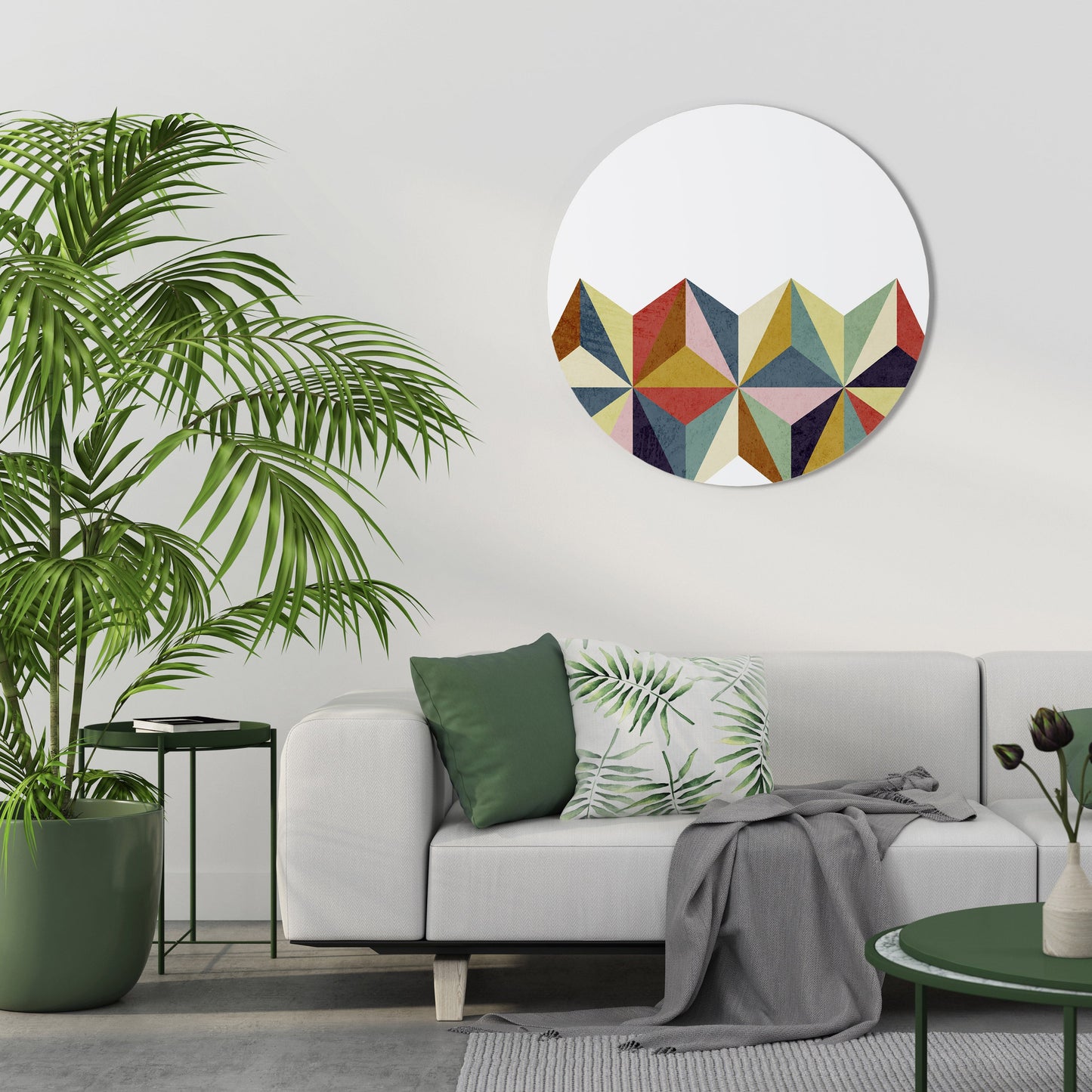 TESSELATE TREASURES - Decorazione murale rotonda