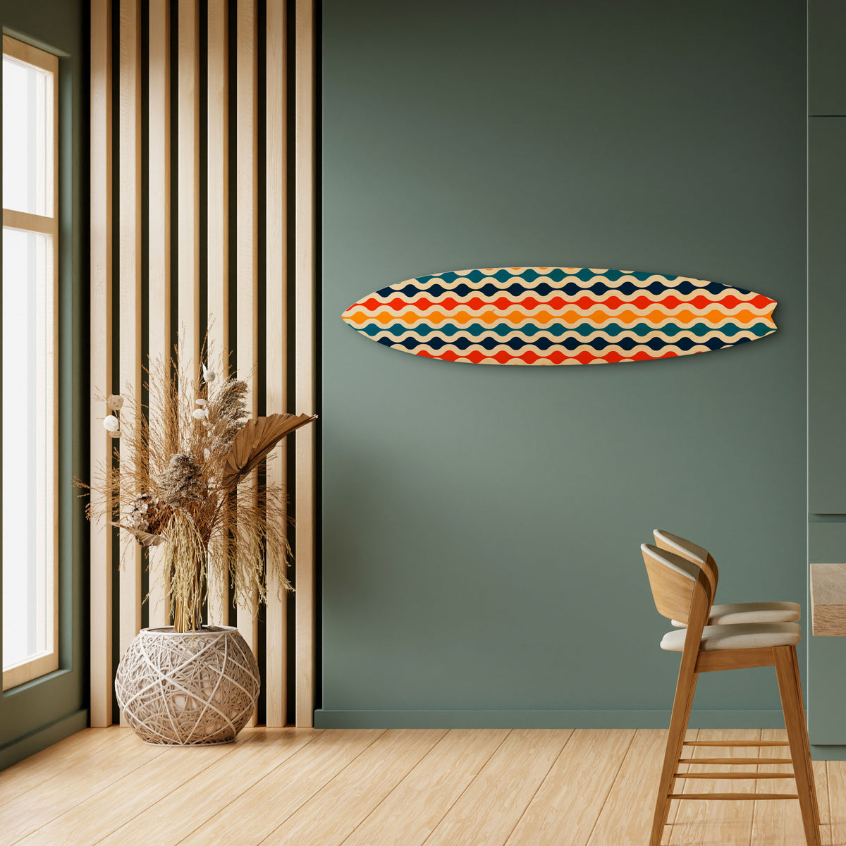 COLORFUL NOSTALGIA Surfboard Decorative Panel