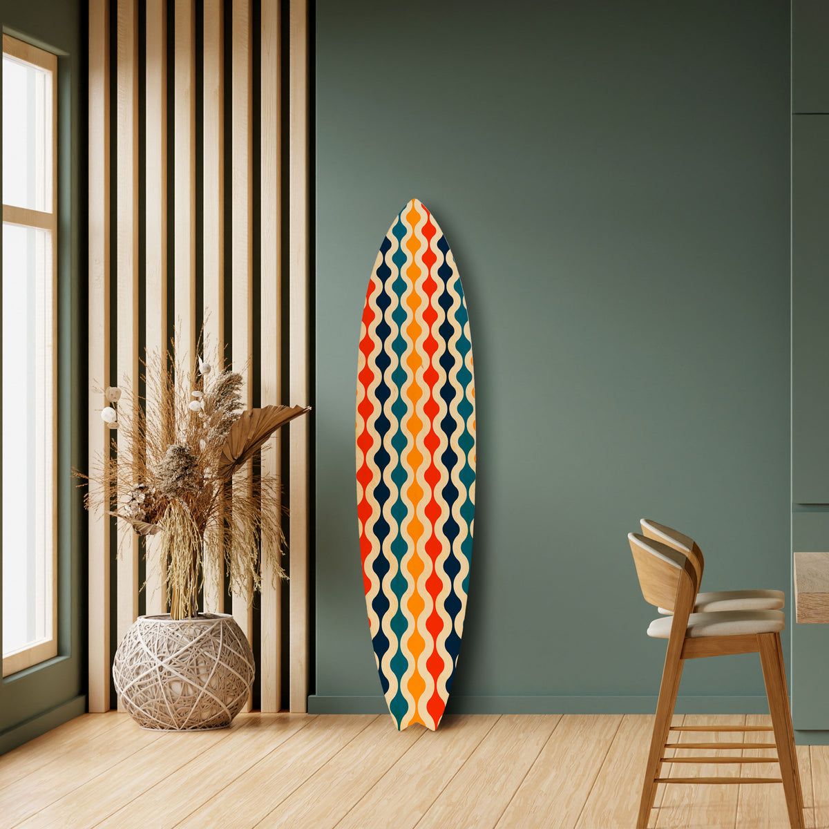 COLORFUL NOSTALGIA Surfboard Decorative Panel