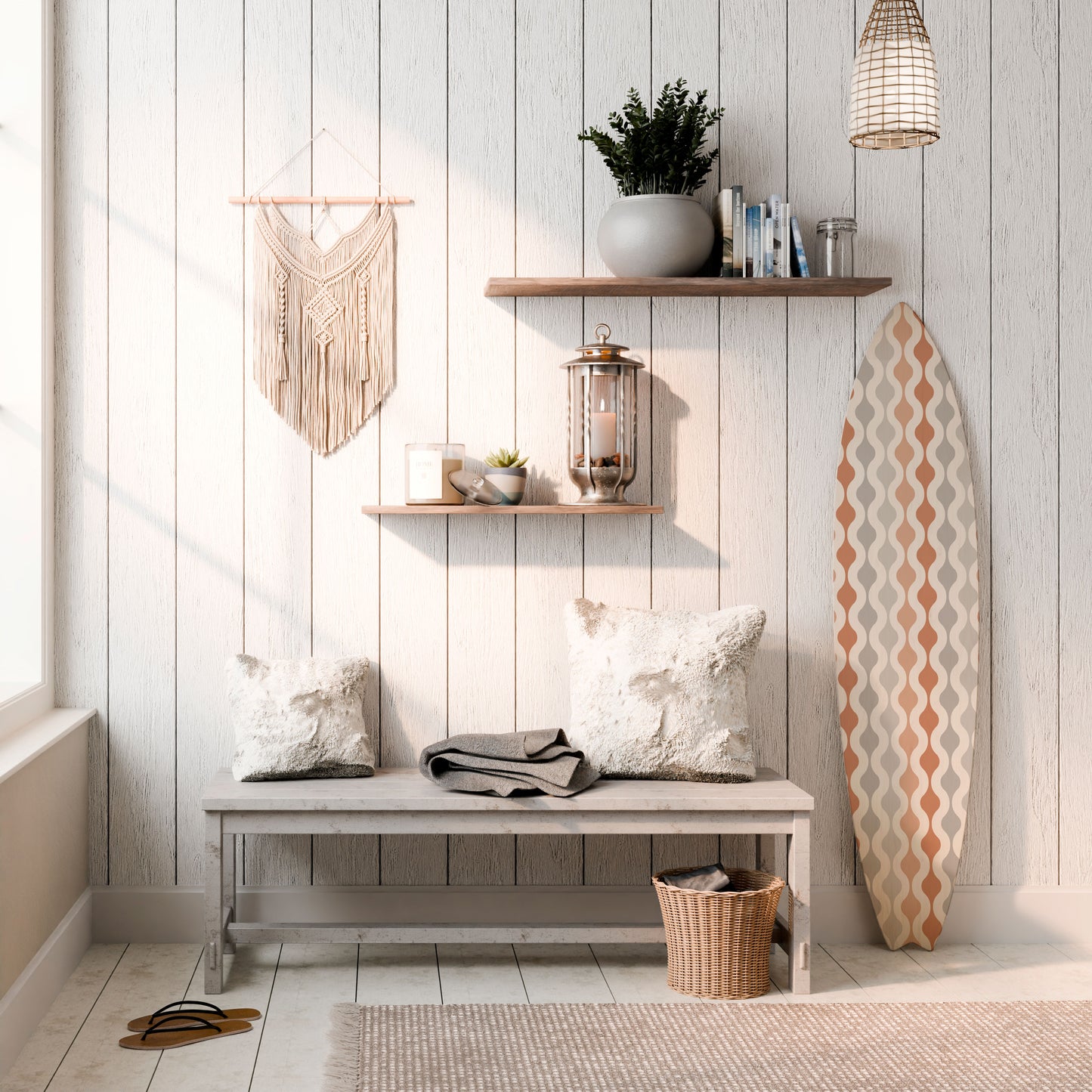 HAZY NOSTALGIA Surfboard Decorative Panel