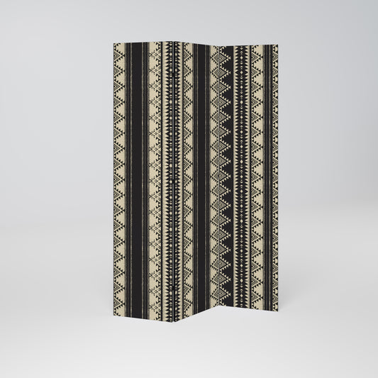 Divisorio decorativo per ambienti a 3 pannelli AZTEC