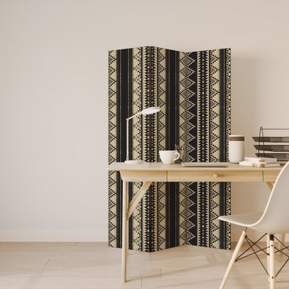 Divisorio decorativo per ambienti a 3 pannelli AZTEC