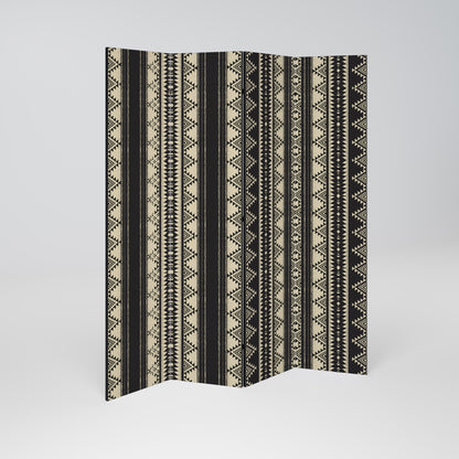 Divisorio decorativo per ambienti a 4 pannelli AZTEC