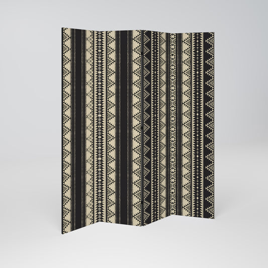 Divisorio decorativo per ambienti a 4 pannelli AZTEC