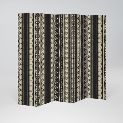 Divisorio decorativo per ambienti a 5 pannelli AZTEC