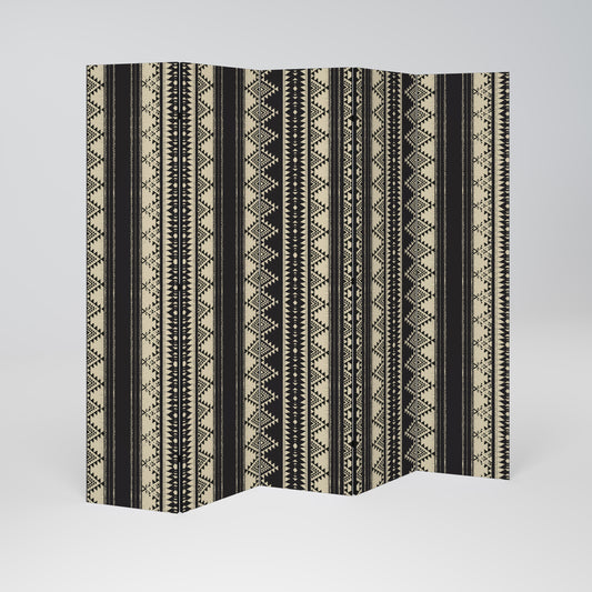 Divisorio decorativo per ambienti a 5 pannelli AZTEC