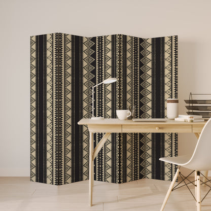 Divisorio decorativo per ambienti a 5 pannelli AZTEC