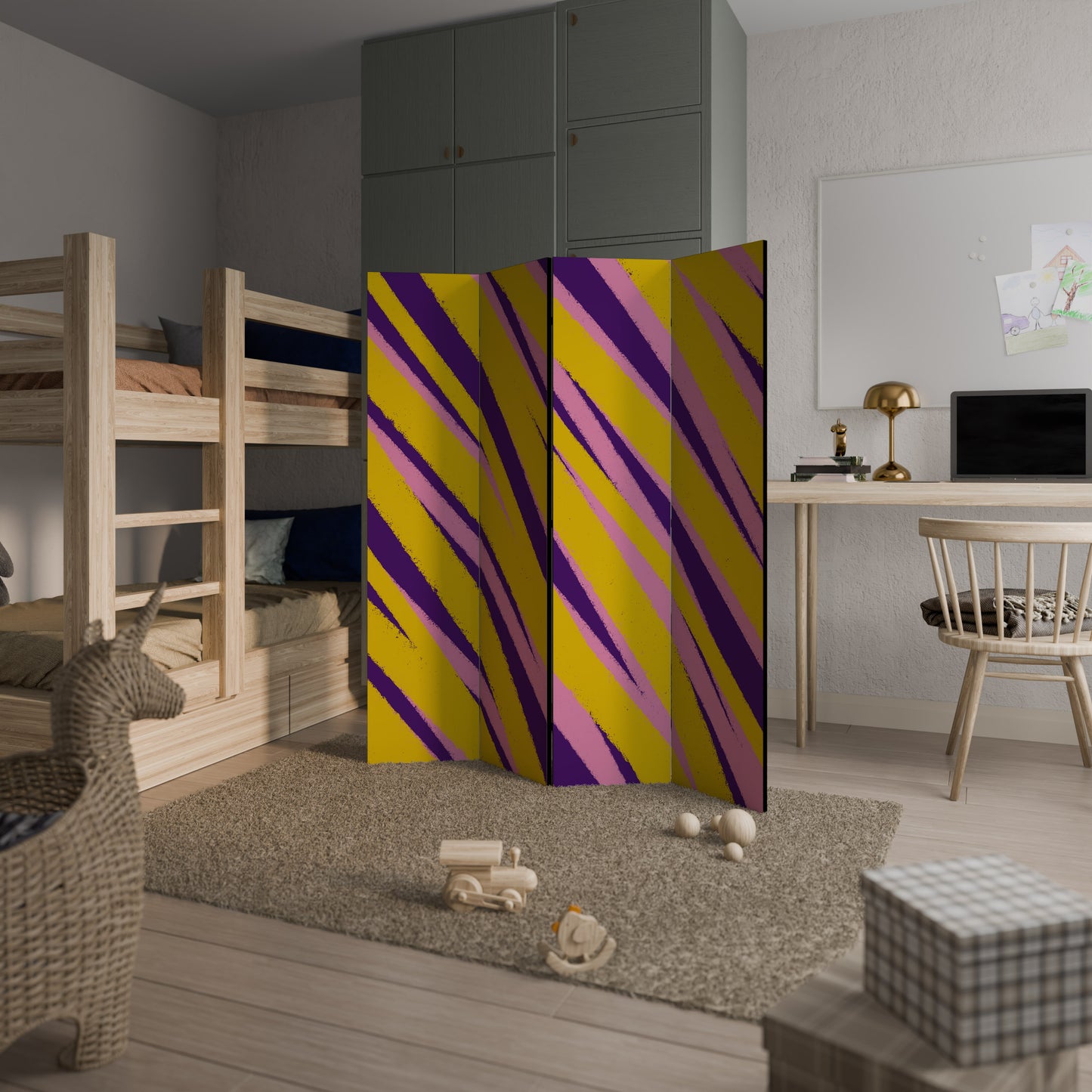 I SOGNI DIVENTANO REALTÀ Divisorio decorativo a 4 pannelli