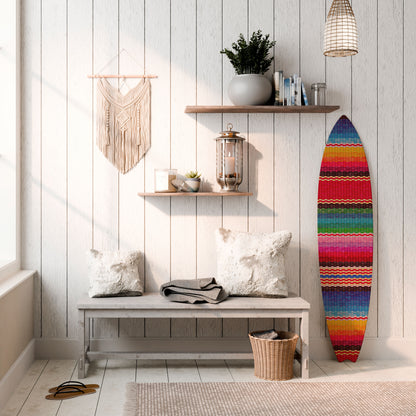 ETHNIC MEXICAN Decorative Plywood Surfboard