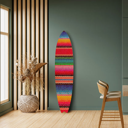 ETHNIC MEXICAN Decorative Plywood Surfboard