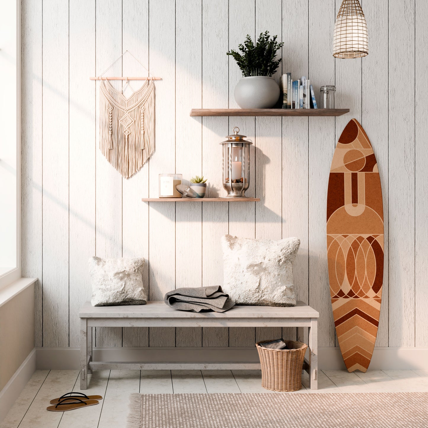 PRISM MOSAIC Surfboard Decorative Panel