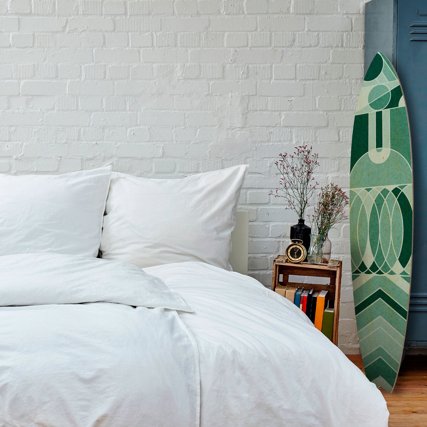 HARMONIC GRID Decorative Plywood Surfboard