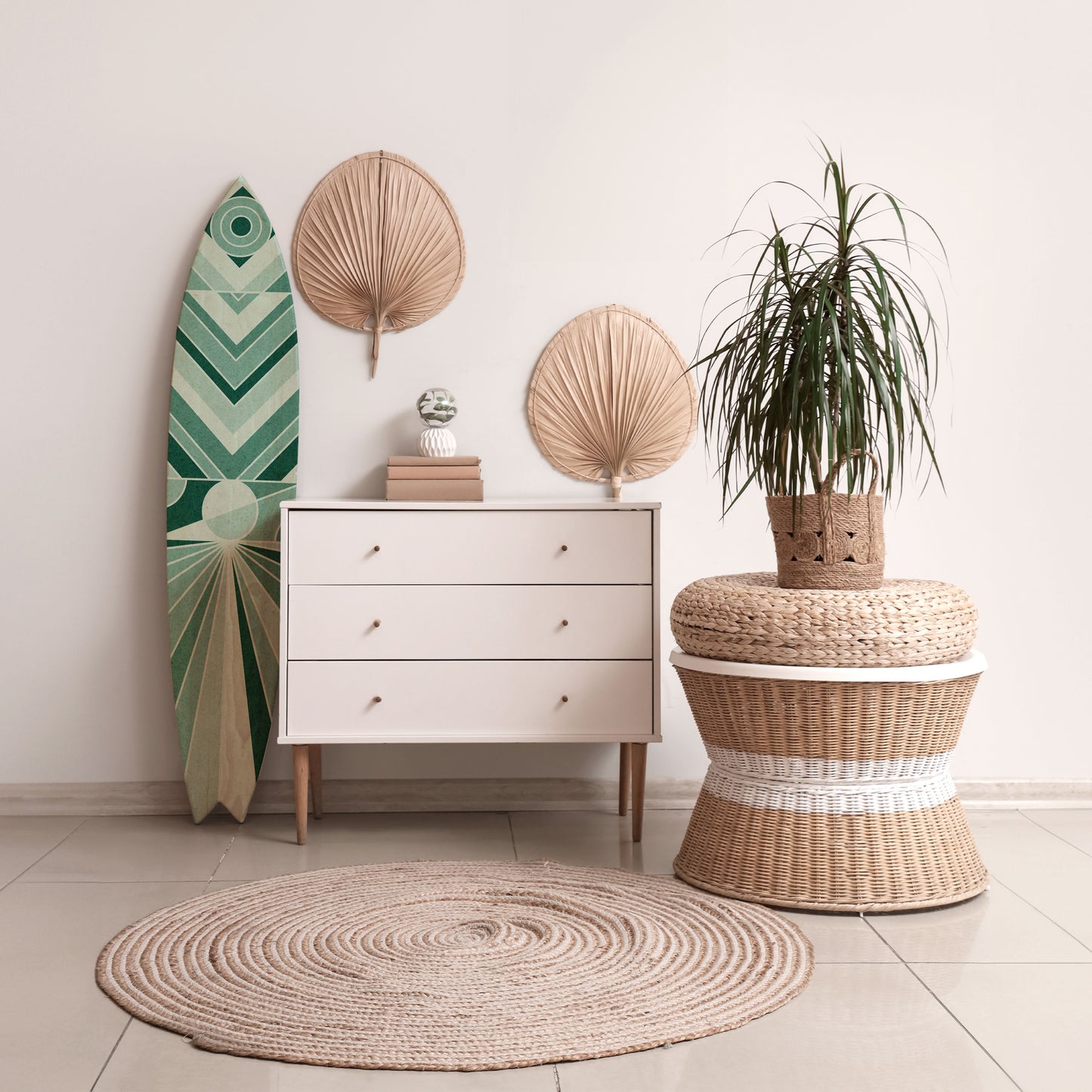 DYNAMIC GRID Surfboard Decorative Panel