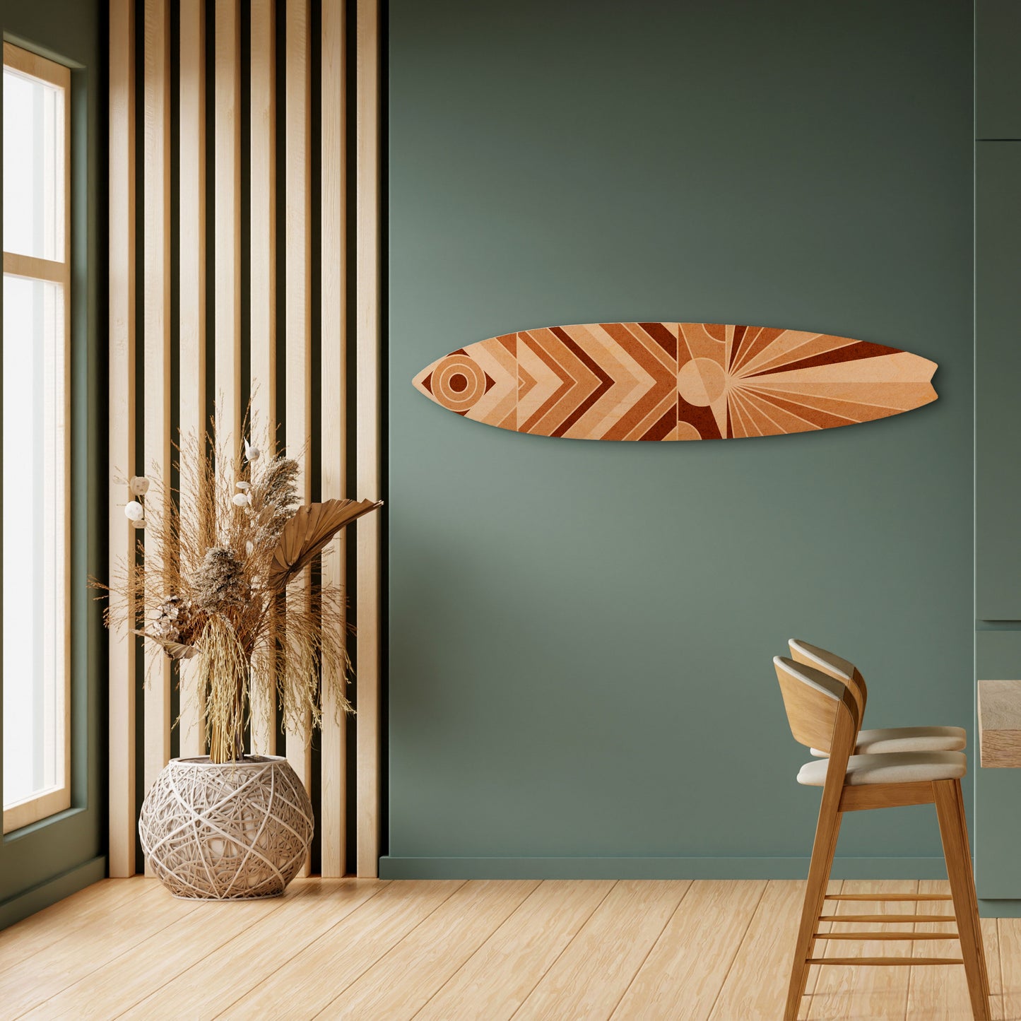 VIVID MOSAIC Surfboard Decorative Panel