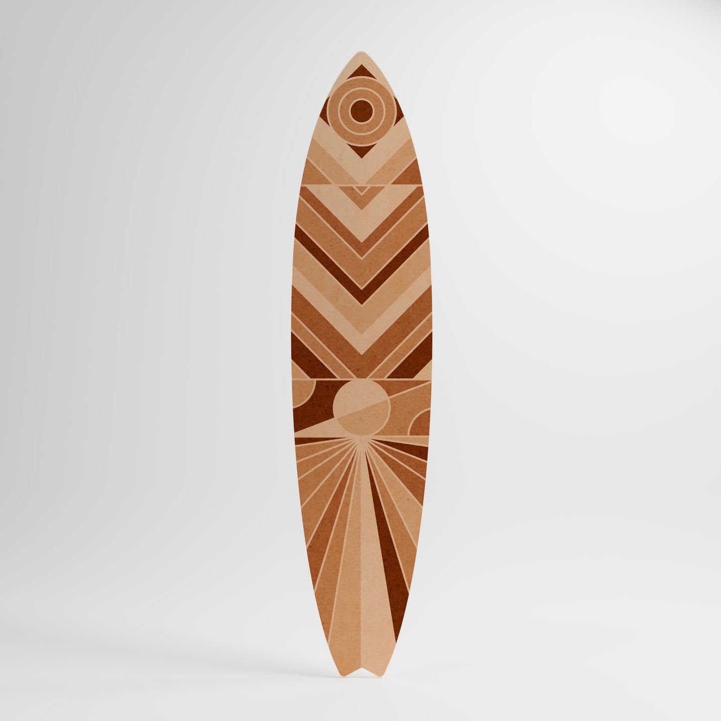 VIVID MOSAIC Decorative Plywood Surfboard