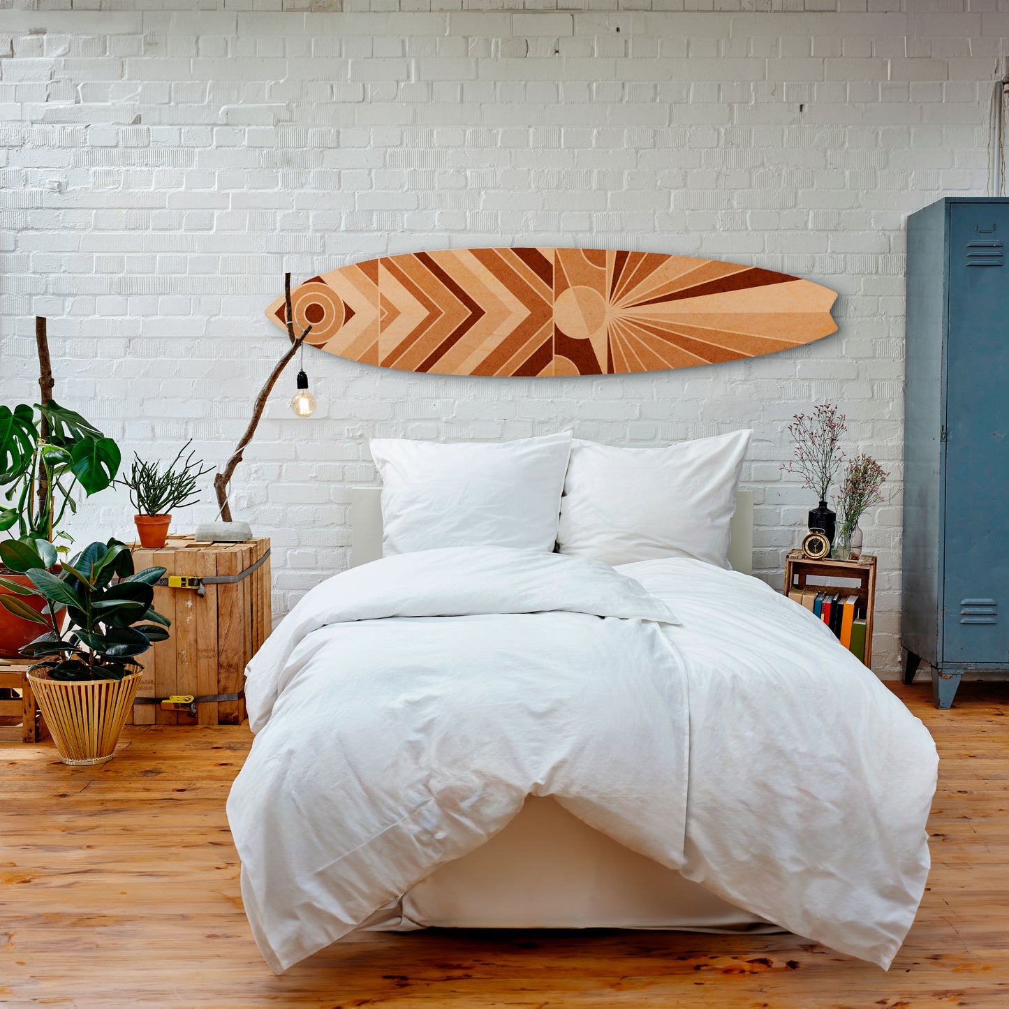 VIVID MOSAIC Decorative Plywood Surfboard