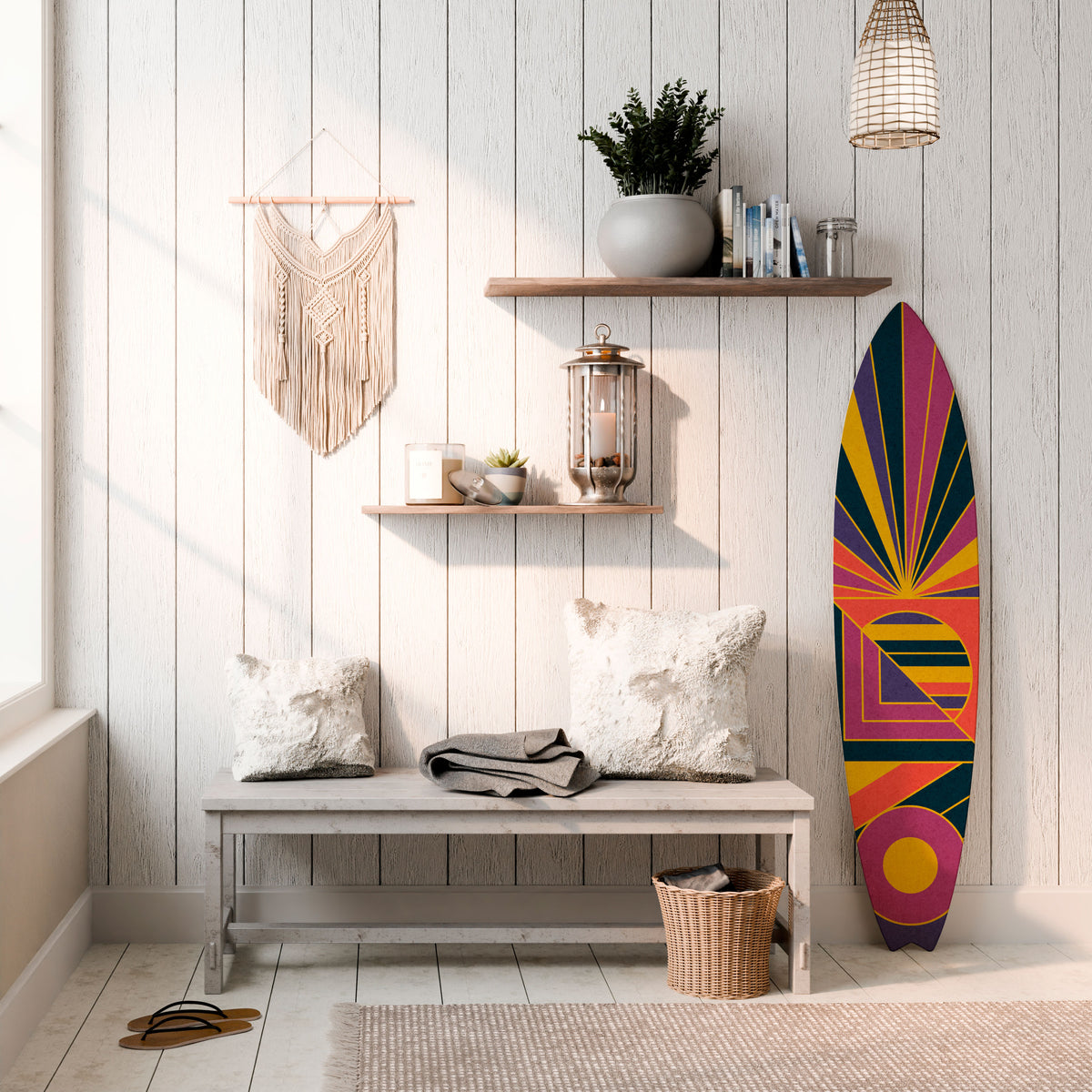 FUSION PATTERNS Surfboard Decorative Panel