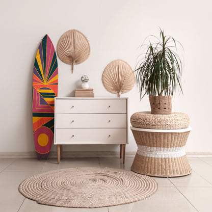 FUSION PATTERNS Decorative Plywood Surfboard