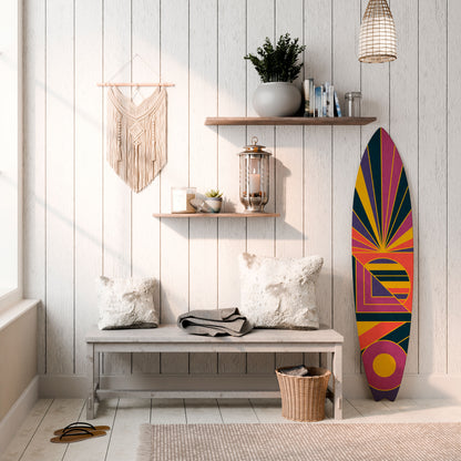 FUSION PATTERNS Decorative Plywood Surfboard