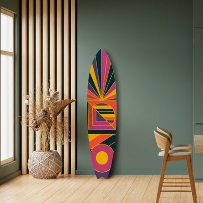FUSION PATTERNS Decorative Plywood Surfboard