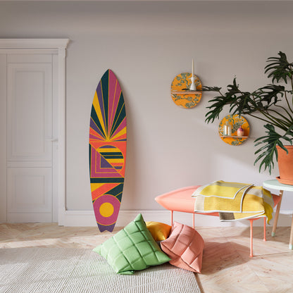 FUSION PATTERNS Decorative Plywood Surfboard