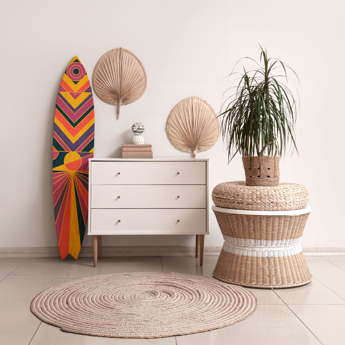 ECHO PATTERNS Surfboard Decorative Panel