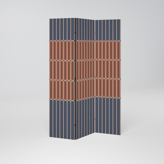 HYPNOTIC GATE - Divisorio decorativo per ambienti a 3 pannelli