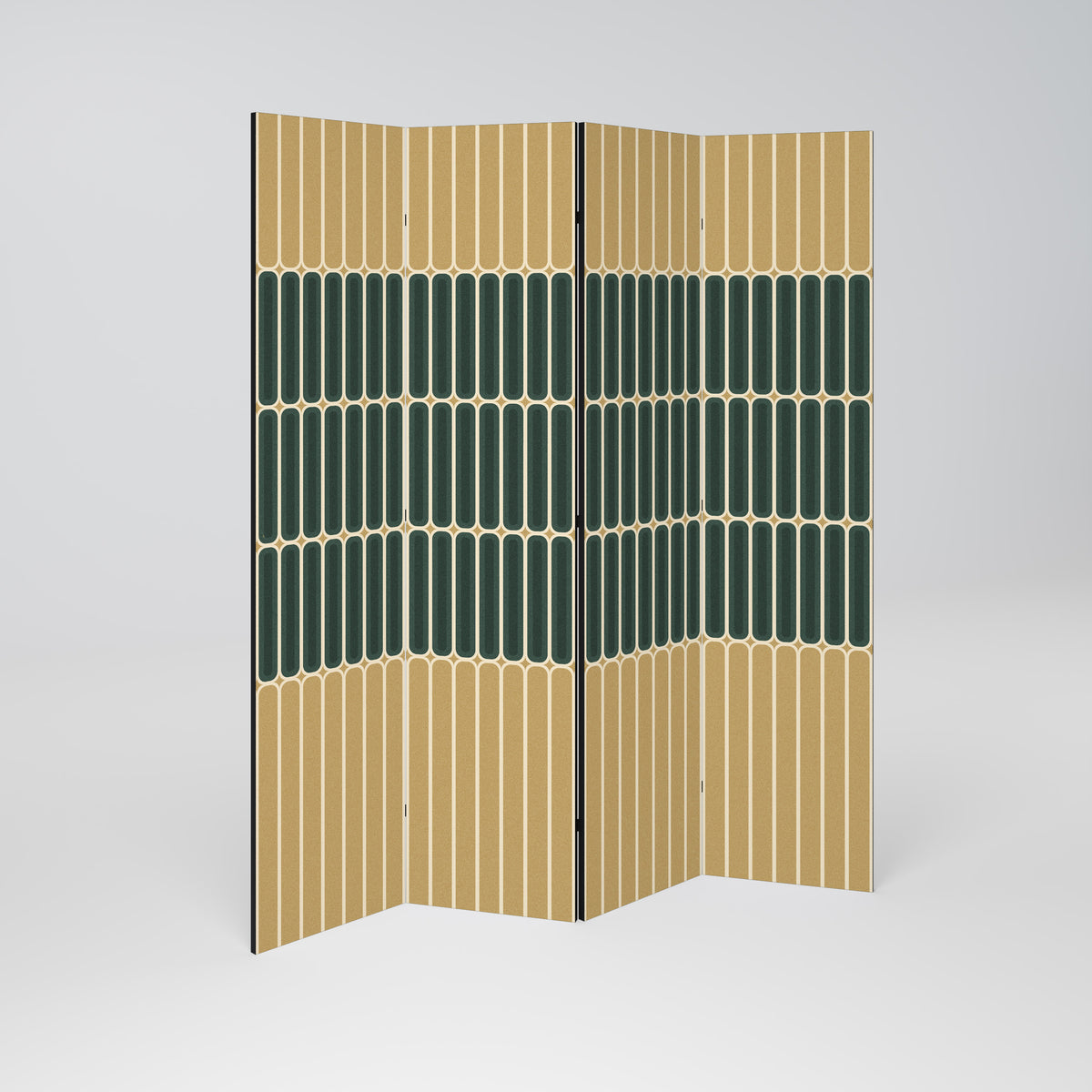 ILUSION GATE Decorative 4-Panel Room Divider