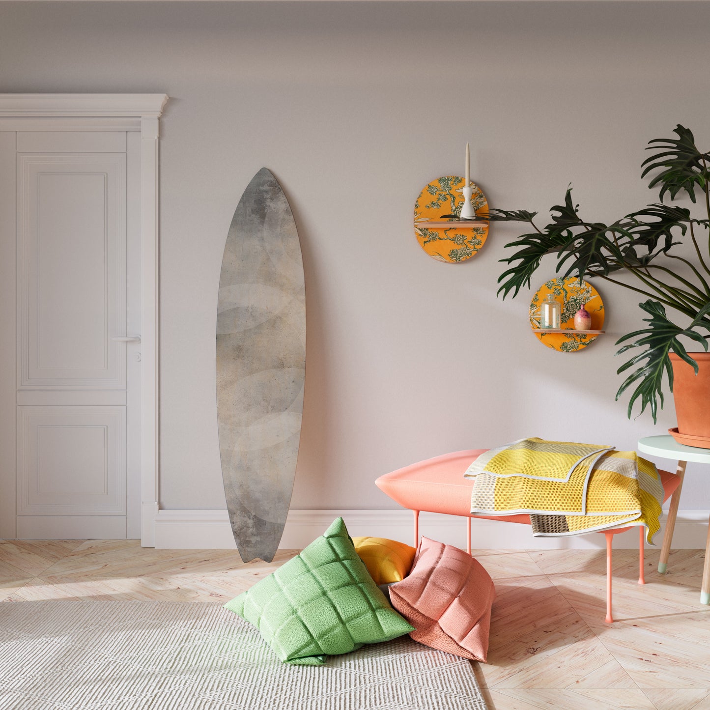 MUTED ARC Surfboard Decorative Panel