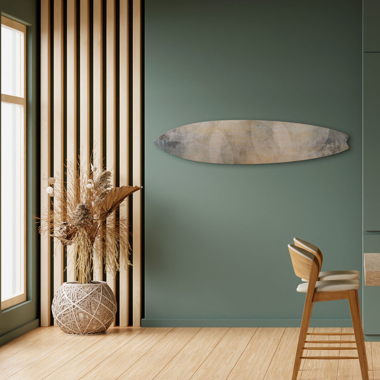 MUTED ARC Decorative Plywood Surfboard