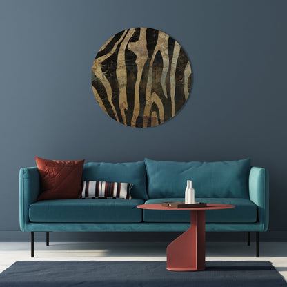 RUSTIC DANCE Round Wall Art