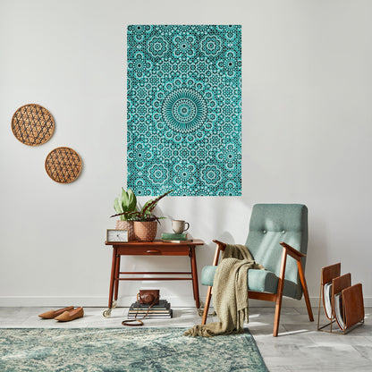 Poster verticale staccabile e attaccabile TURCHESE MAROCCHINO