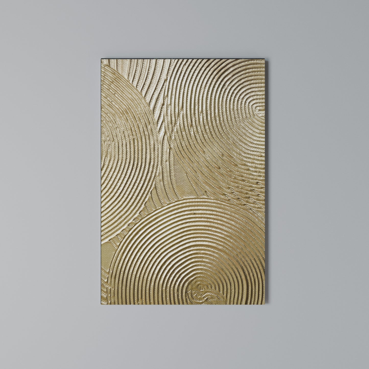 GOLDEN WAVES UNFOLD Stampa su Tela Verticale