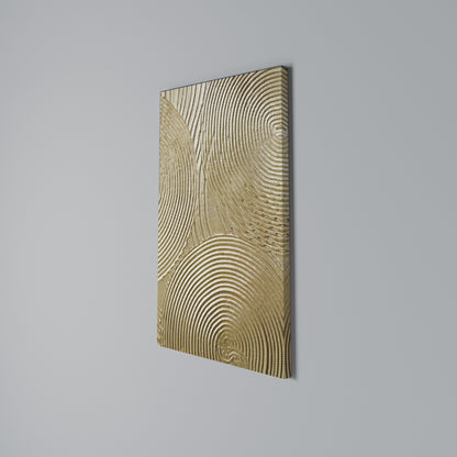 GOLDEN WAVES UNFOLD Stampa su Tela Verticale