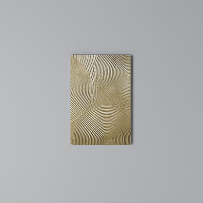 GOLDEN WAVES UNFOLD Stampa su Tela Verticale