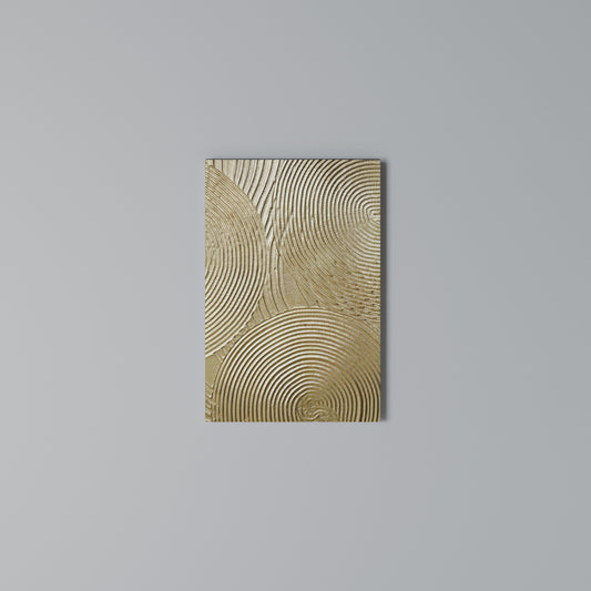 GOLDEN WAVES UNFOLD Stampa su Tela Verticale