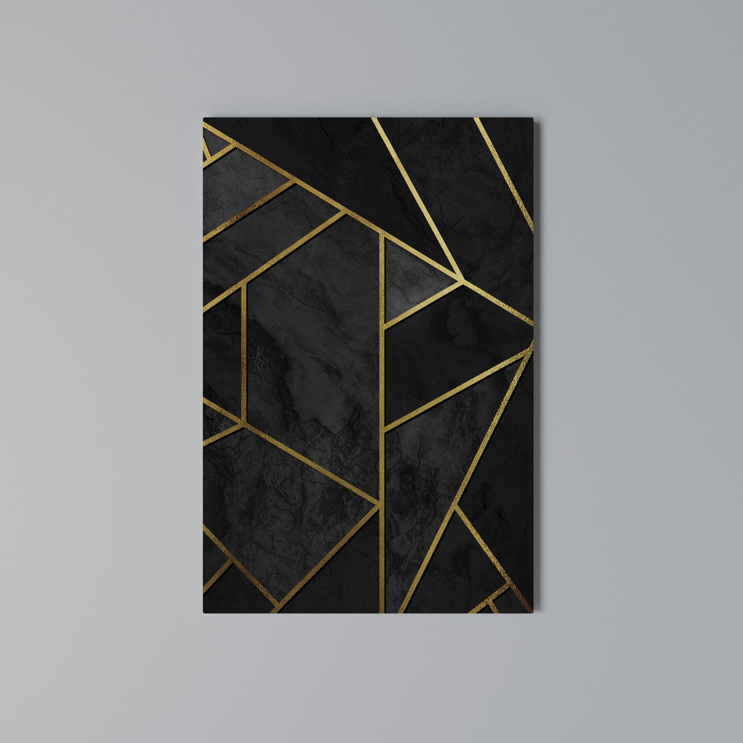 GLINTING GEOMETRIC DREAMS Stampa su Tela Verticale