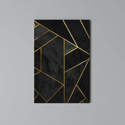 GLINTING GEOMETRIC DREAMS Stampa su Tela Verticale
