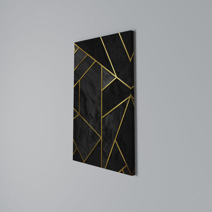 GLINTING GEOMETRIC DREAMS Stampa su Tela Verticale