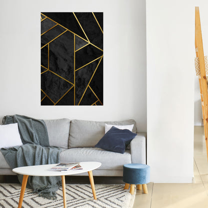 Poster verticale staccabile e attaccabile GLINTING GEOMETRIC DREAMS