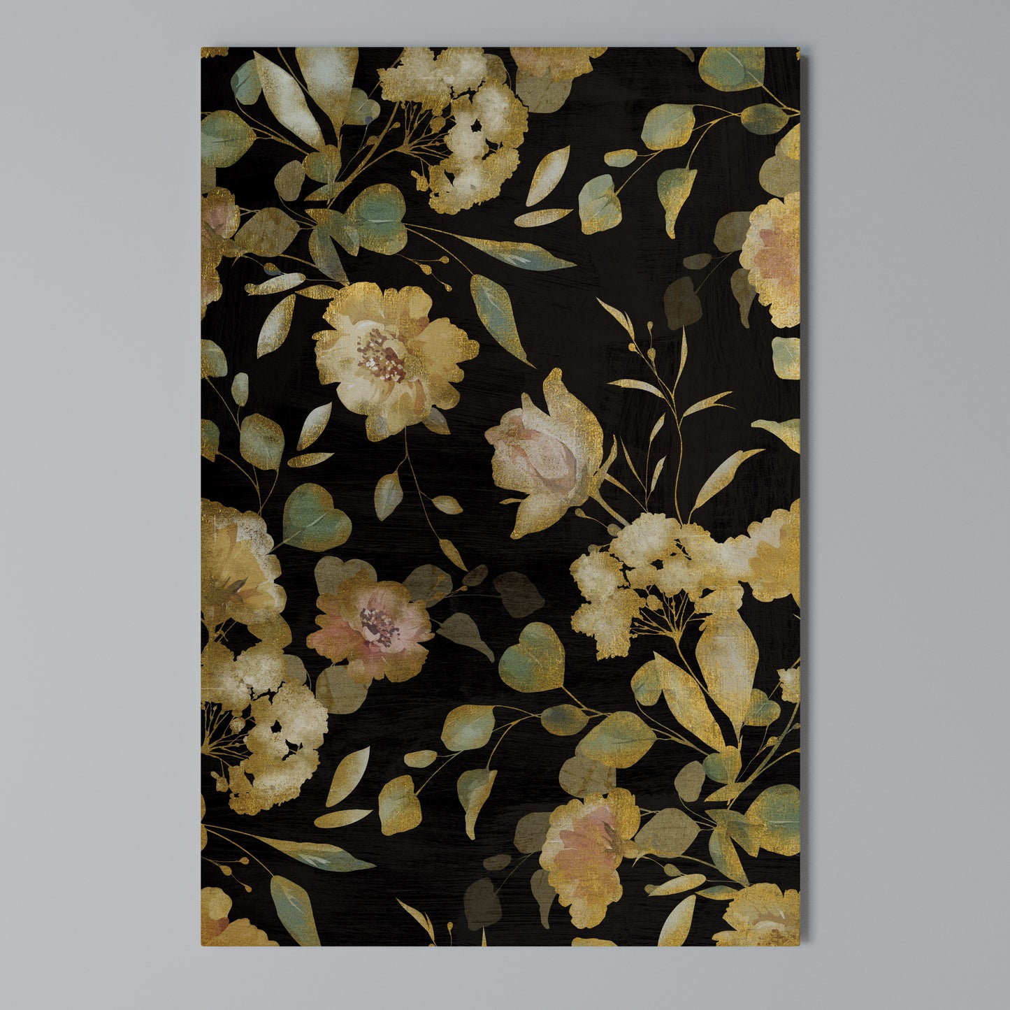 MODEST FLORAL Stampa su Tela Verticale
