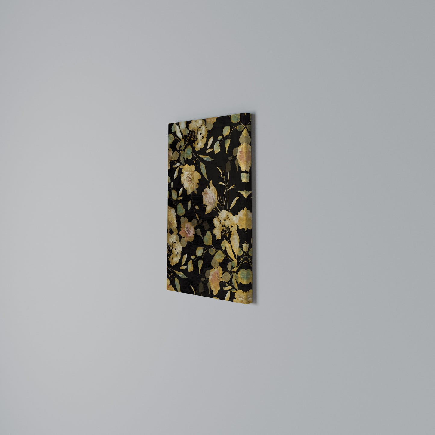 MODEST FLORAL Stampa su Tela Verticale