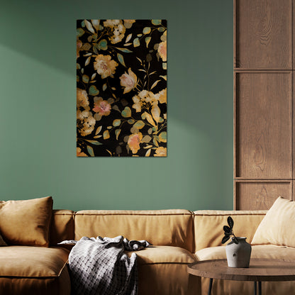 MODEST FLORAL Stampa su tela verticale