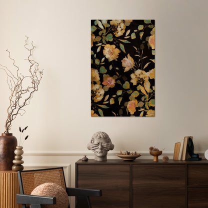 MODEST FLORAL Stampa su tela verticale