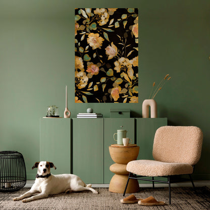 Poster verticale staccabile e attaccabile MODEST FLORAL